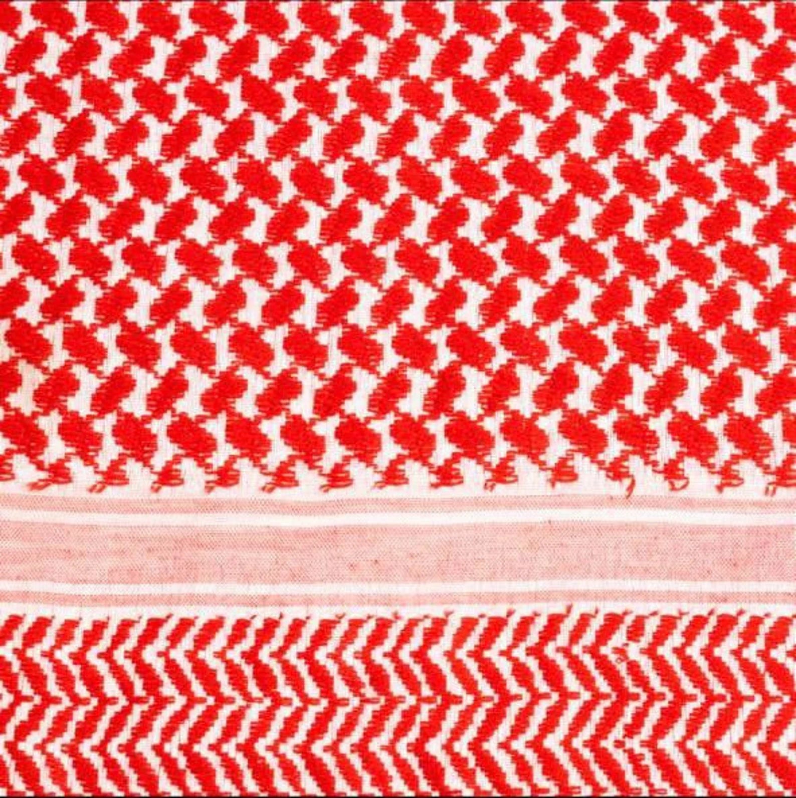 Red & White Kufiya