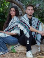 Palestine Embroidered Kufiya