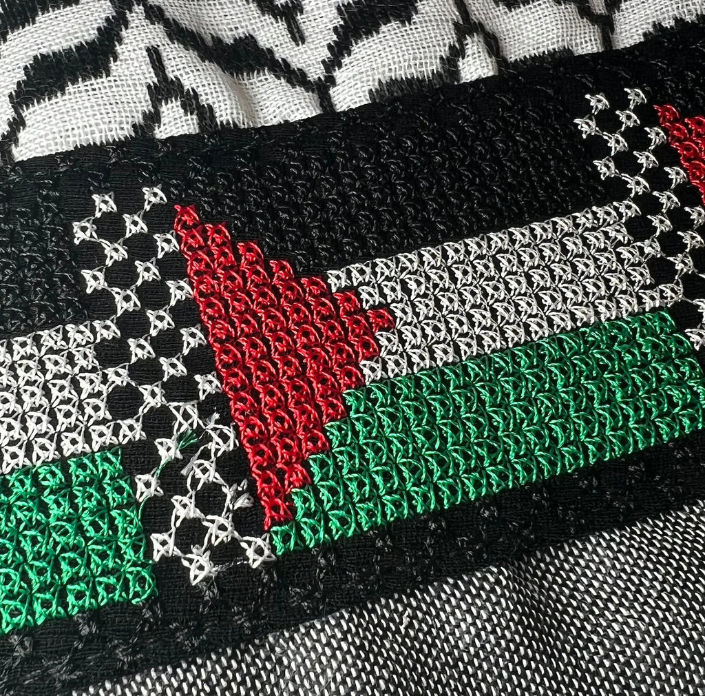 Palestine Embroidered Kufiya