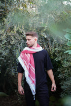 Red & White Kufiya