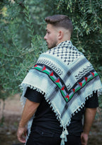 Palestine Embroidered Kufiya
