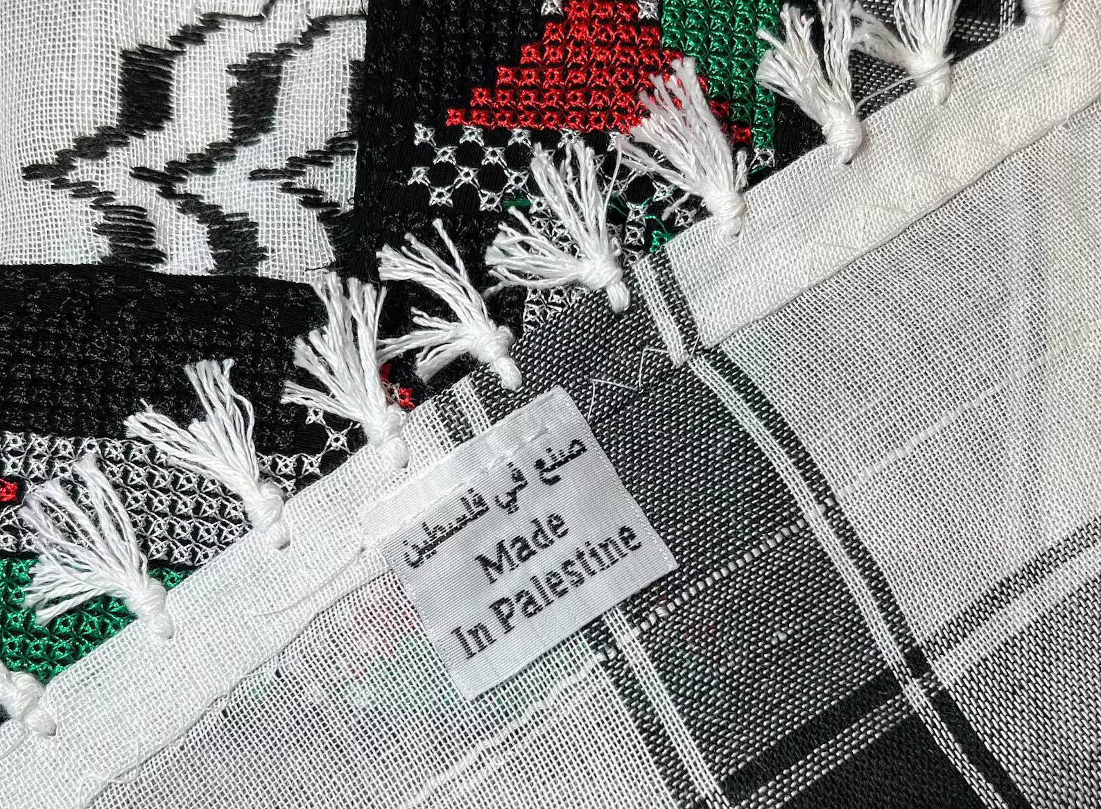 Palestine Embroidered Kufiya
