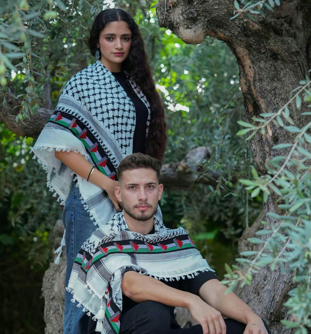Palestine Embroidered Kufiya