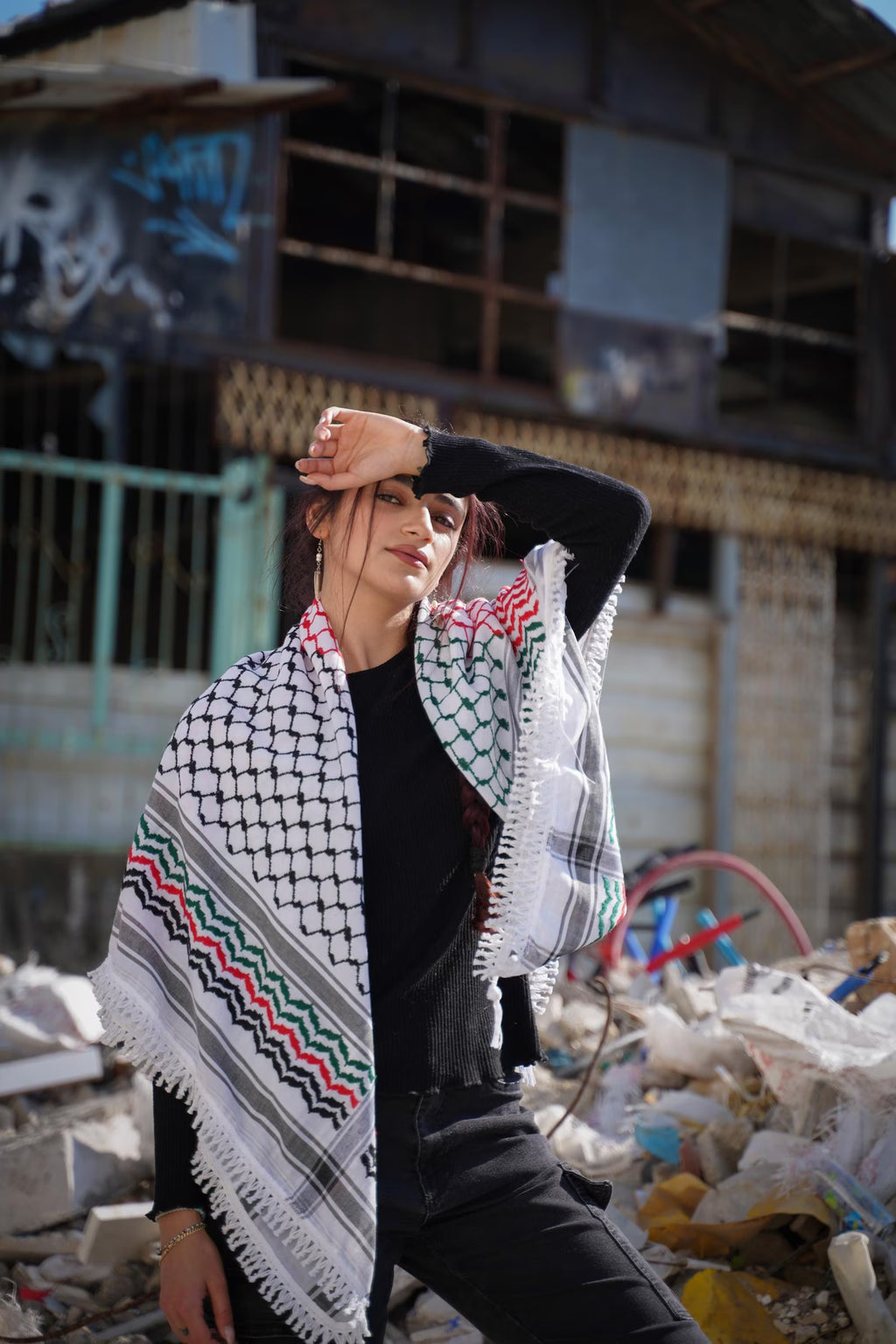 Palestine Flag Kufiya